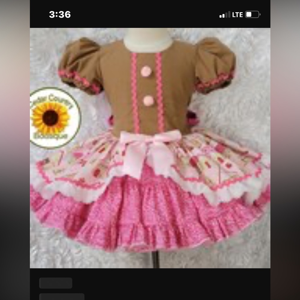 Christmas OOC pink gingerbread - Picture 4 of 4